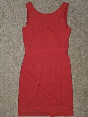 BCBG Siri Dress size 6 Red Berry